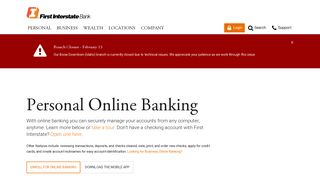 Online Banking | First Interstate Bank Solutions