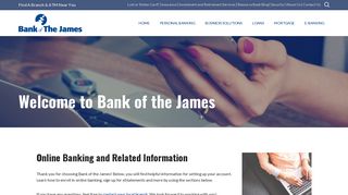 Welcome to Bank of the James - Bank Of The James