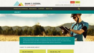 Online | Bank of the Sierra