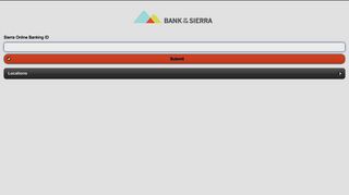 Sierra Online Banking: Login