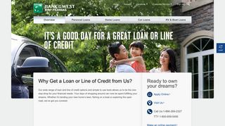 Bank Loans | Personal Loans | Bank of the West