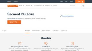 Secured Car Loan | Fixed Rates | Bankwest