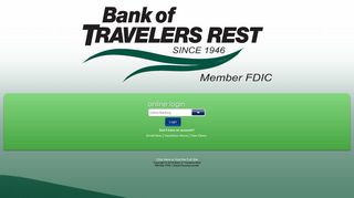 Mobile Banking Login - Bank of Travelers Rest