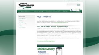 Mobile Banking - Bank of Travelers Rest