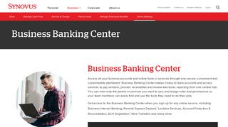 Business Banking Center - Synovus