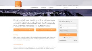 Online Banking - Log In - Sign Up | FirstBank