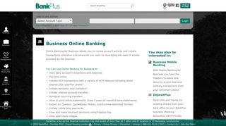 Business Online Banking | BankPlus