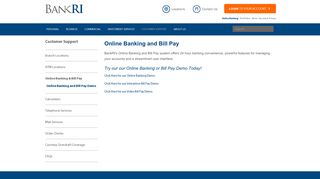 Online Banking and Bill Pay ...