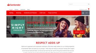 Santander Bank: Online Bank Account | Personal Banking