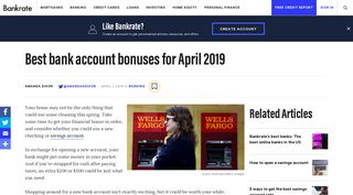 Best Bank Account Bonuses For February 2019 | Bankrate.com