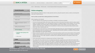 Banca Intesa | On-line shopping