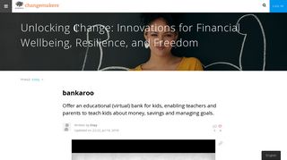 bankaroo - Changemakers