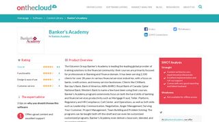 Banker's Academy best online financial courses - OnTheCloud