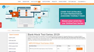 Bank Mock Test 2018: Online Mock Test Series for IBPS, SBI & Bank ...