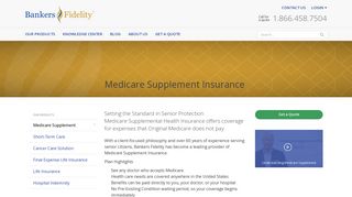 Medicare Supplemental Insurance | Senior ... - Bankers Fidelity