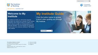 My Institute | The Institute of Banking