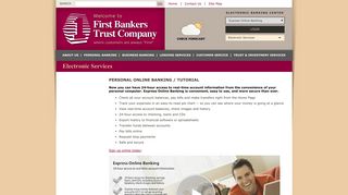 24-Hour Online Banking Tutorial | First Bankers Trust Company
