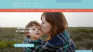 European Sperm Bank - We give life to your choice - ESB