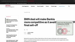 BMN deal will make Bankia more competitive as it awaits final sell-off ...