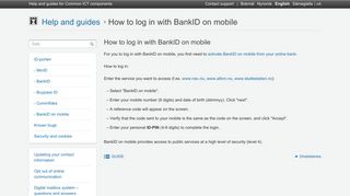 How to log in with BankID on mobile | eid.difi.no