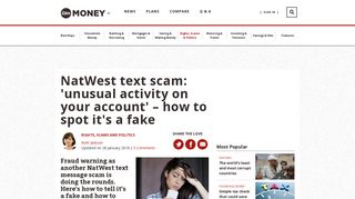 NatWest text scam: 'unusual activity on your account' – how to spot it's ...