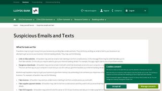 Lloyds Bank - Online Security - Being aware of suspicious emails and ...