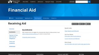 BankMobile | Financial Aid | Miami Dade College