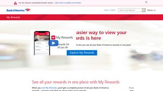 My Rewards - Easily View & Redeem All Your Bank of America Rewards