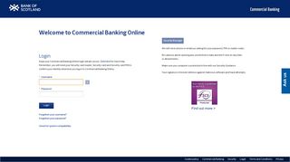 BOS Commercial Banking | Login - Bank of Scotland
