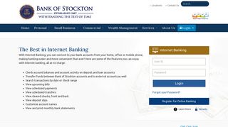 Internet Banking | Bank of Stockton