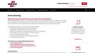 Online Banking › Bank Plus