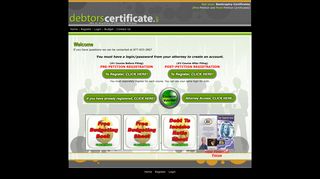 Bankruptcy Certificate | Debtor Certificate | Bankruptcy Finance Class