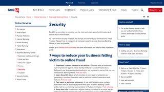 Business Banking Online Security, online services | BankSA