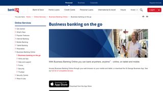 Business banking on the go | BankSA