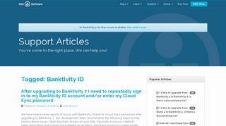 Banktivity ID | Support Articles - IGG Software