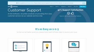 Customer Support for Banktivity - IGG Software
