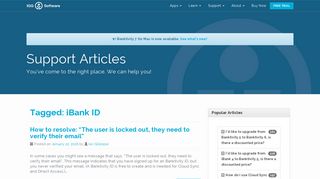 iBank ID | Support Articles - IGG Software