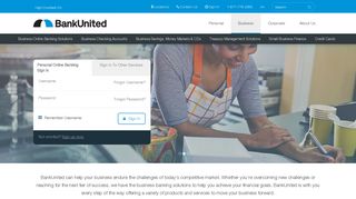 Business Banking Account Services - BankUnited