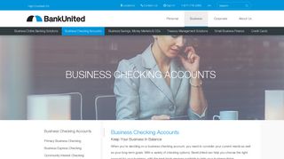 Business Checking Accounts - BankUnited