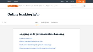 Online banking FAQs | Help | Bankwest