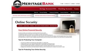 Online Security - Heritage Bank: Hopkinsville, Ft Campbell, Murray ...