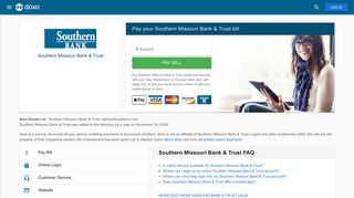 Southern Missouri Bank & Trust: Login, Bill Pay, Customer Service and ...