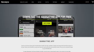 Bannatyne App at Bannatyne Health Club