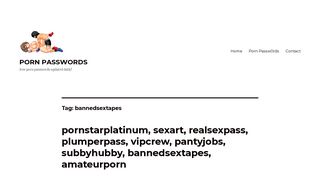 bannedsextapes Archives - PORN PASSWORDS