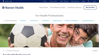 For Health Professionals - Banner Health