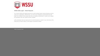 WSSU SSO Login - Outlook (Office 365)