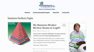 banners brokers login - Downhill Money