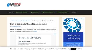 How to access your Banorte account online - Blog Hispano de Negocios