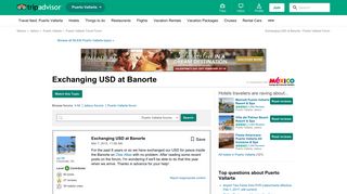 Exchanging USD at Banorte - Puerto Vallarta Forum - TripAdvisor