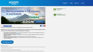 Send money to Guatemala with Xoom.com to BanRural and save time ...